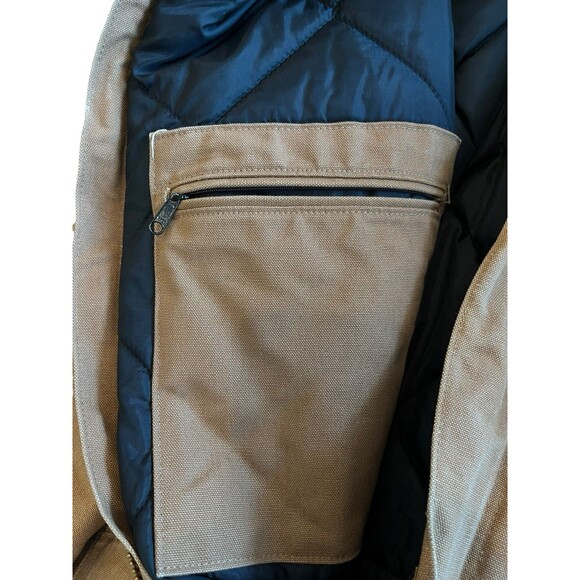 Vintage Carhartt Duck Quilt Lined Work Coat Jacket USA Union Made SZ XL-2XL C03 - Picture 10 of 16